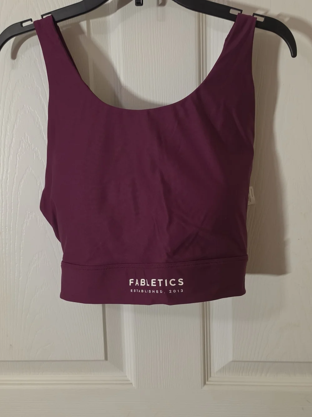 Fabletics Women's Burgundy Active Leggings, Sport,rs Bra & Tank Top Set